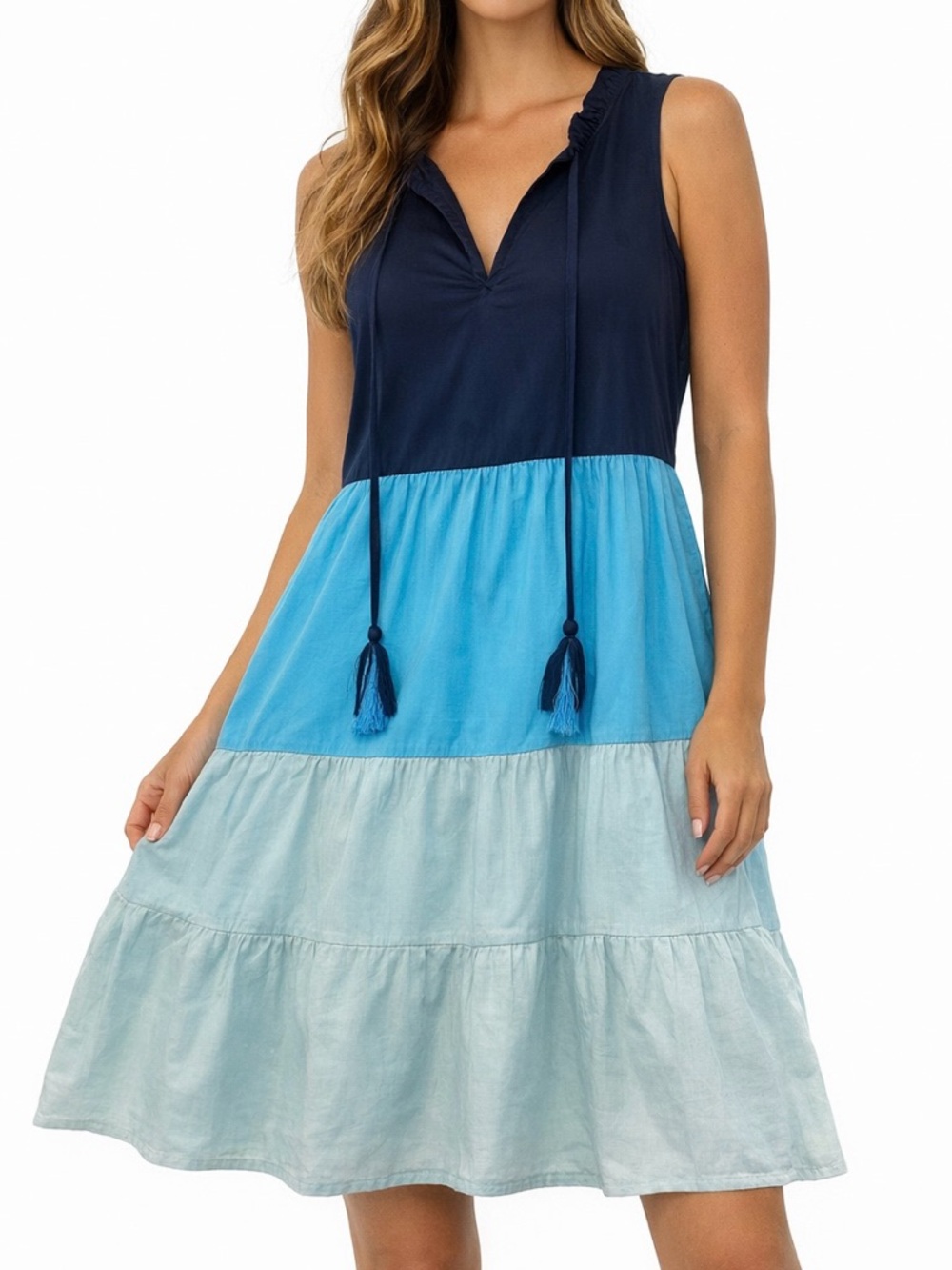 Mud Pie Tiered Sleeveless Dress